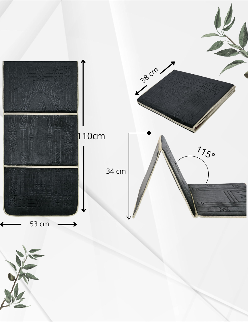 Tapis de prière avec dossier