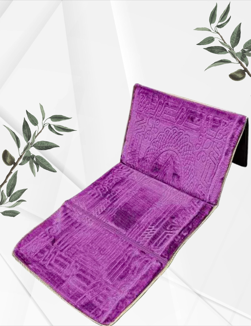 Tapis de prière avec dossier