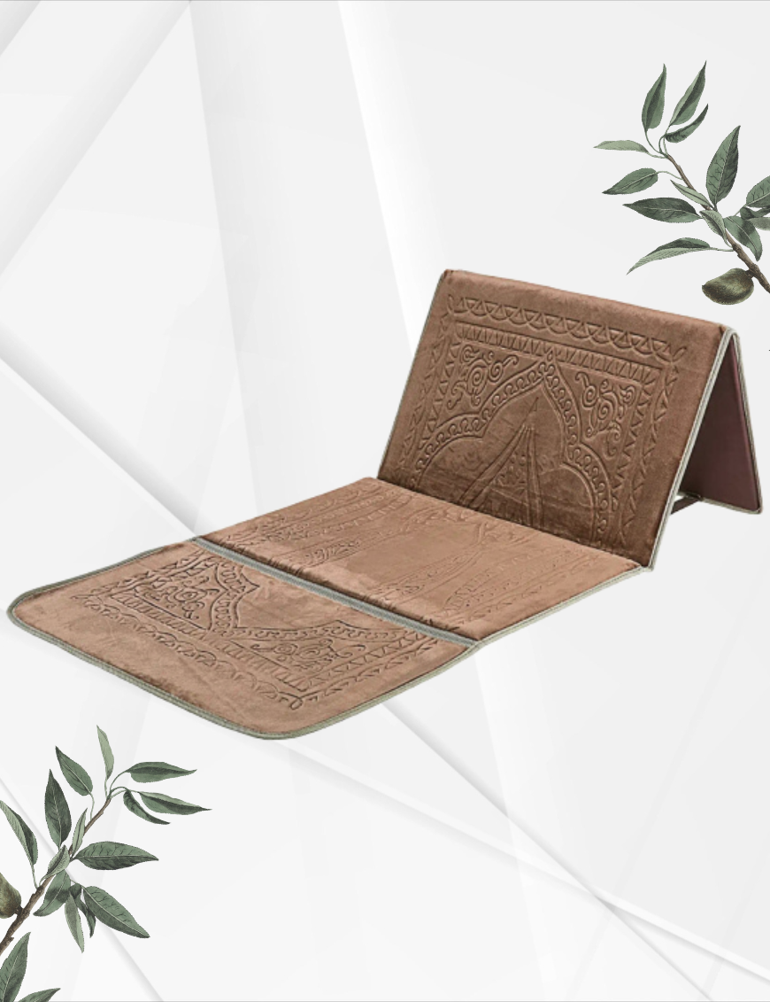 Tapis de prière avec dossier